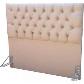 Cabeceira EBox Paris Casal 1,40m Em Suede Bege