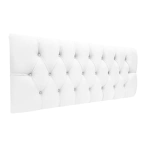 Cabeceira EBox Paris Queen 1,60m Painel Em Corino Branco