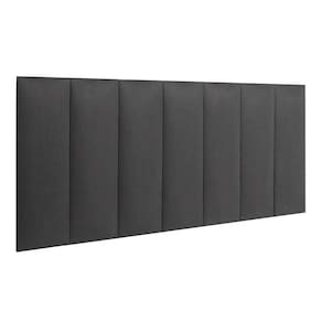 Cabeceira Modular EBox Solteiro 60x100 Em Corino Cinza