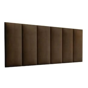Cabeceira Modular EBox Queen 60x160 Em Suede Marrom