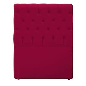 Cabeceira EBox Paris Solteiro 90cm Em Suede Rosa