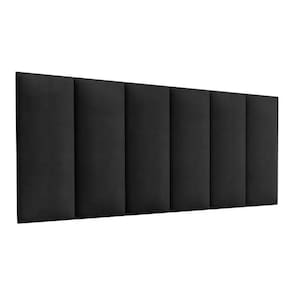 Cabeceira Modular EBox Queen 60x160 Em Suede Preto