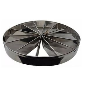 Marcador Fatias 12 Fatias 35cm Em Inox / Pudim, Torta, Bolos