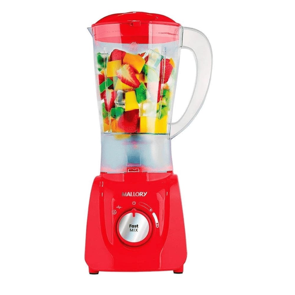 Liquidificador Mallory FAST MIX 520W 2VEL - B91202531 Vermelho 110 VOLTS