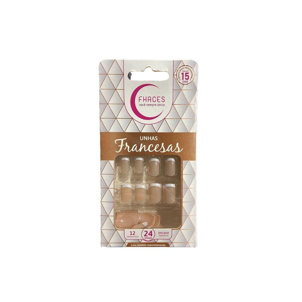Fhaces Unhas Postiças Colors 24Un