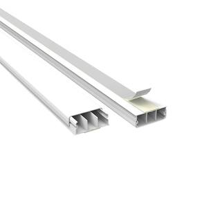 ## Canaleta Enerbras 40X15X2000 Branca Com Dupla Face Com Divisao