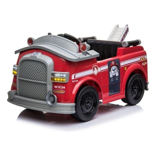 imagem-Carro Elétrico Infantil 12v Patrulha Canina Bombeiro Marshall