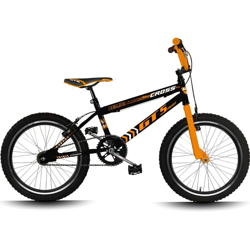 Bicicleta Gt Sprint Cross Vb Aro 20 Rígida 1 Marcha - Laranja/preto