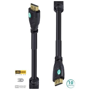 Cabo Hdmi 2.0 4K Ultra Hd 3D Conexao Ethernet Com Filtro 10 Metros - H20F-10