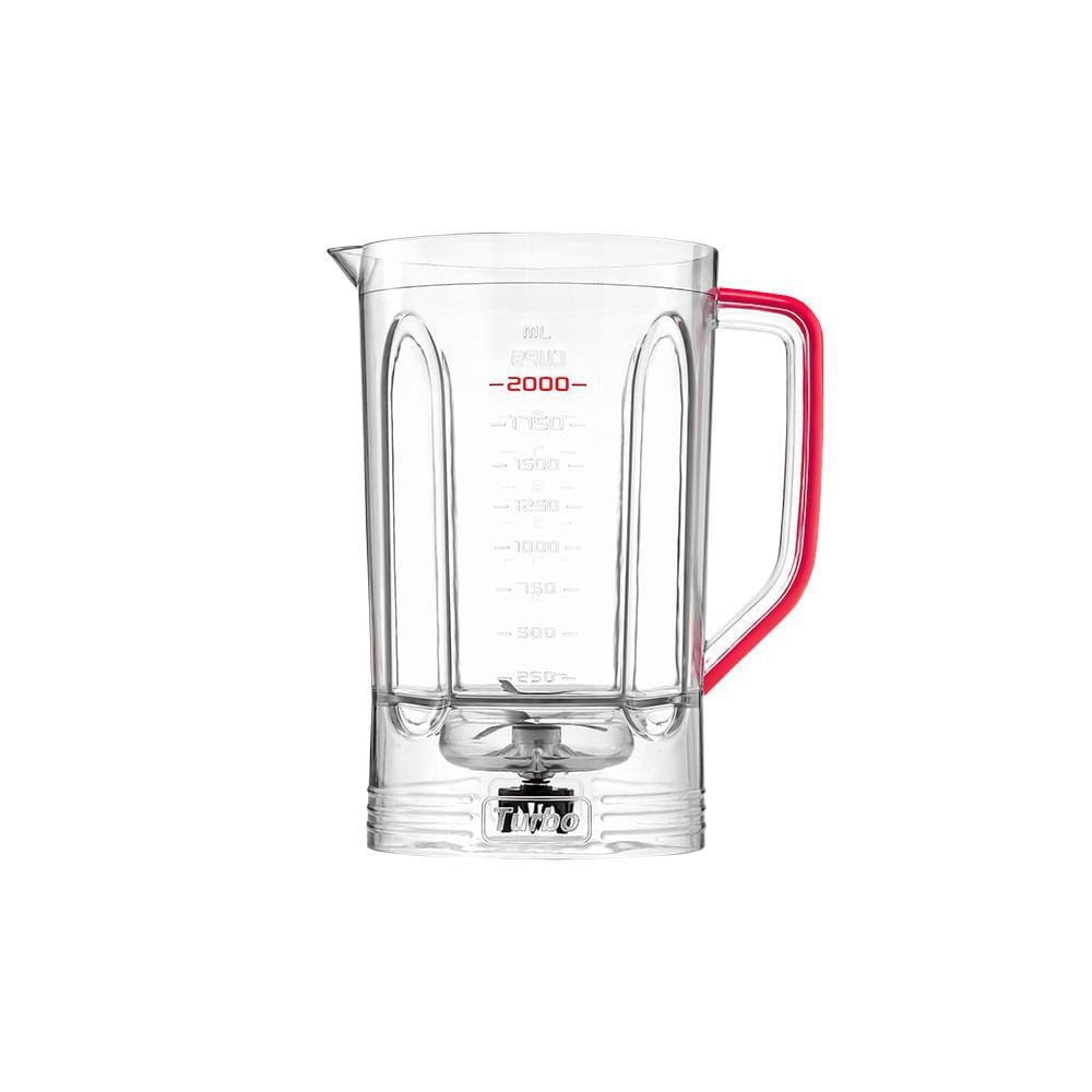 Copo Cristal Vermelho com Filtro do Liquidificador Mondial (sem tampa) L-1000-R