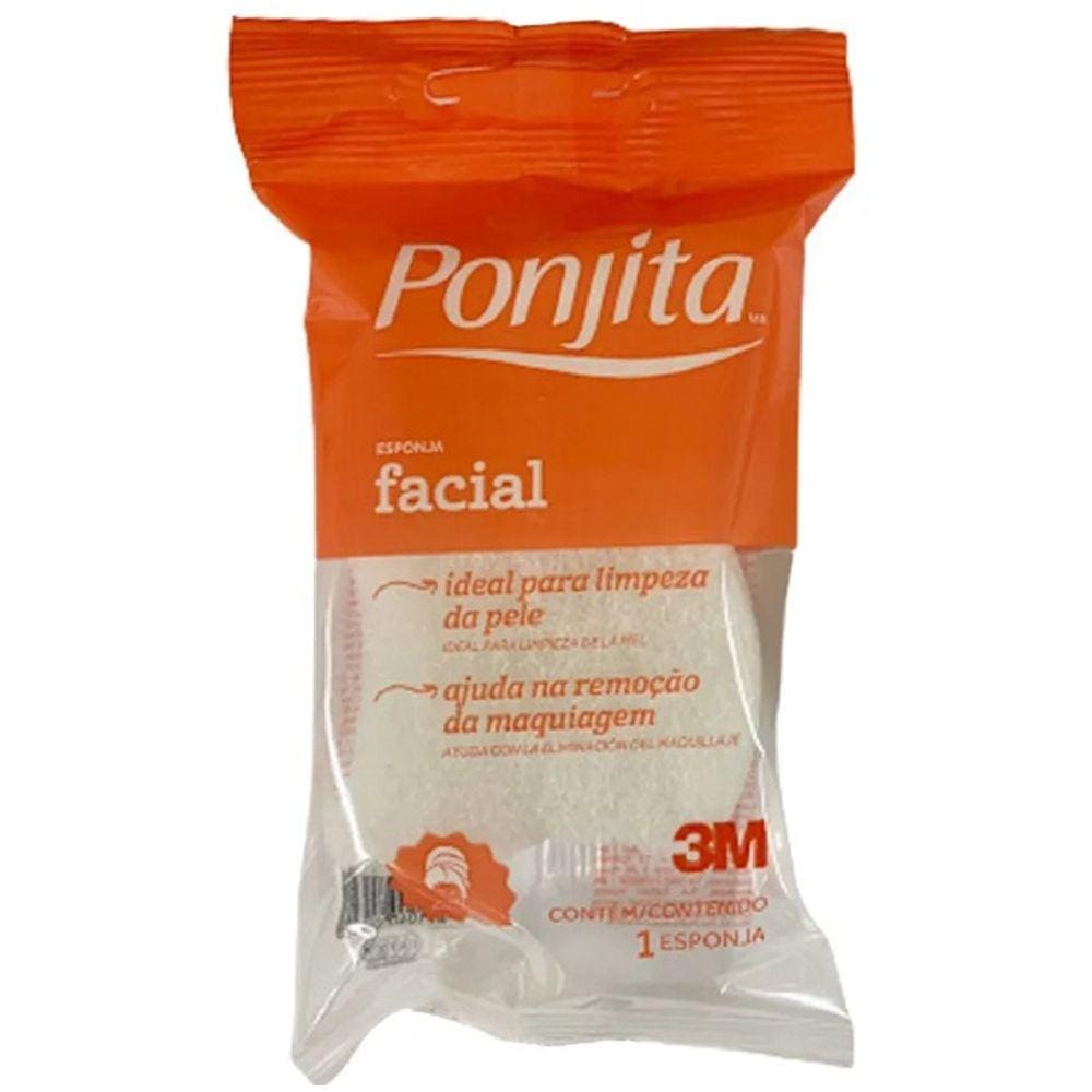 Esponja de Limpeza Facial Suave Ponjita