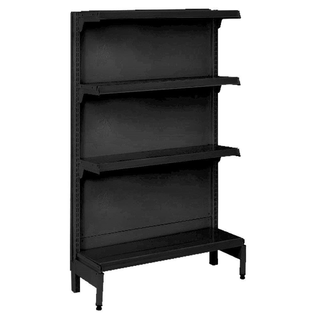 Gondola Sa Facil New Plus Ponta 1,40X40x30 Pr01 Preto