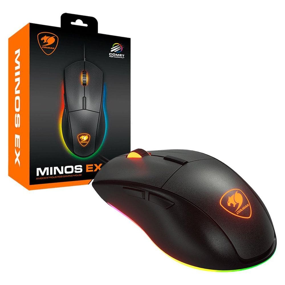 Mouse Gamer Cougar Minos Ex, Usb, Rgb, 6400 Dpi