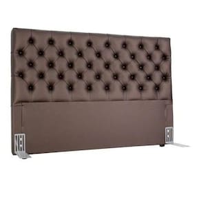 Cabeceira EBox Paris King 1,95m Em Material Sintético Marrom
