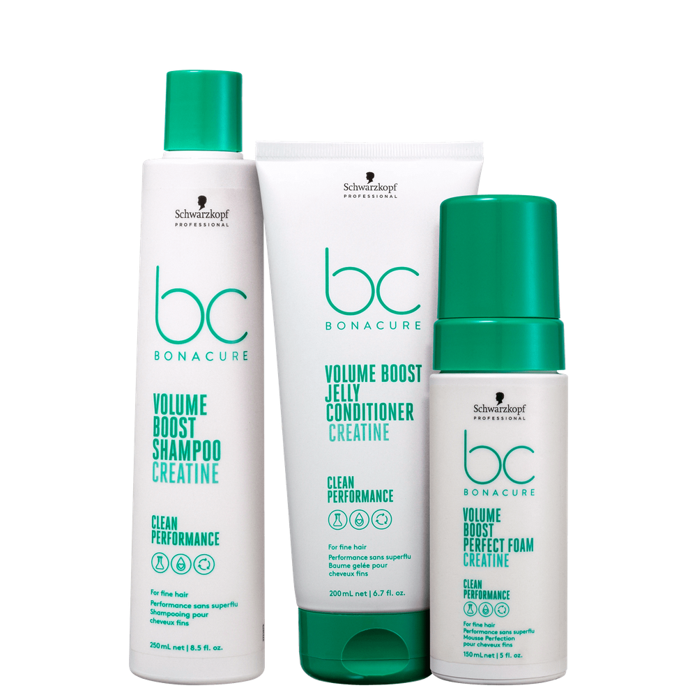 Kit Schwarzkopf Professional BC Bonacure Clean Performance Volume Boost (3 Produtos)