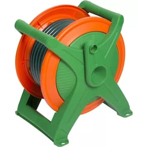 Enrolador Mangueira Portátil 25m Com Conectores 25x25x18cm