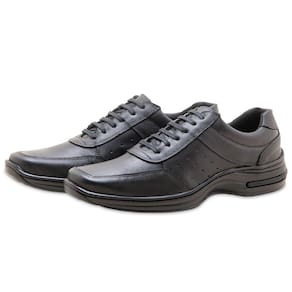 Sapato Casual M&D Store Com Cadarço Sola Macia E Costurada