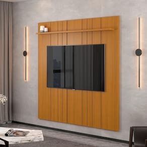 Painel Para Tv Até 75" Genebra 180cm Cor:cedro Cedro
