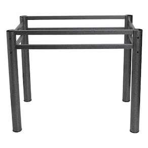 Base Retangular Para Mesa Jantar Vidro Pedra Madeira5 1.20mt Cor:texturizado