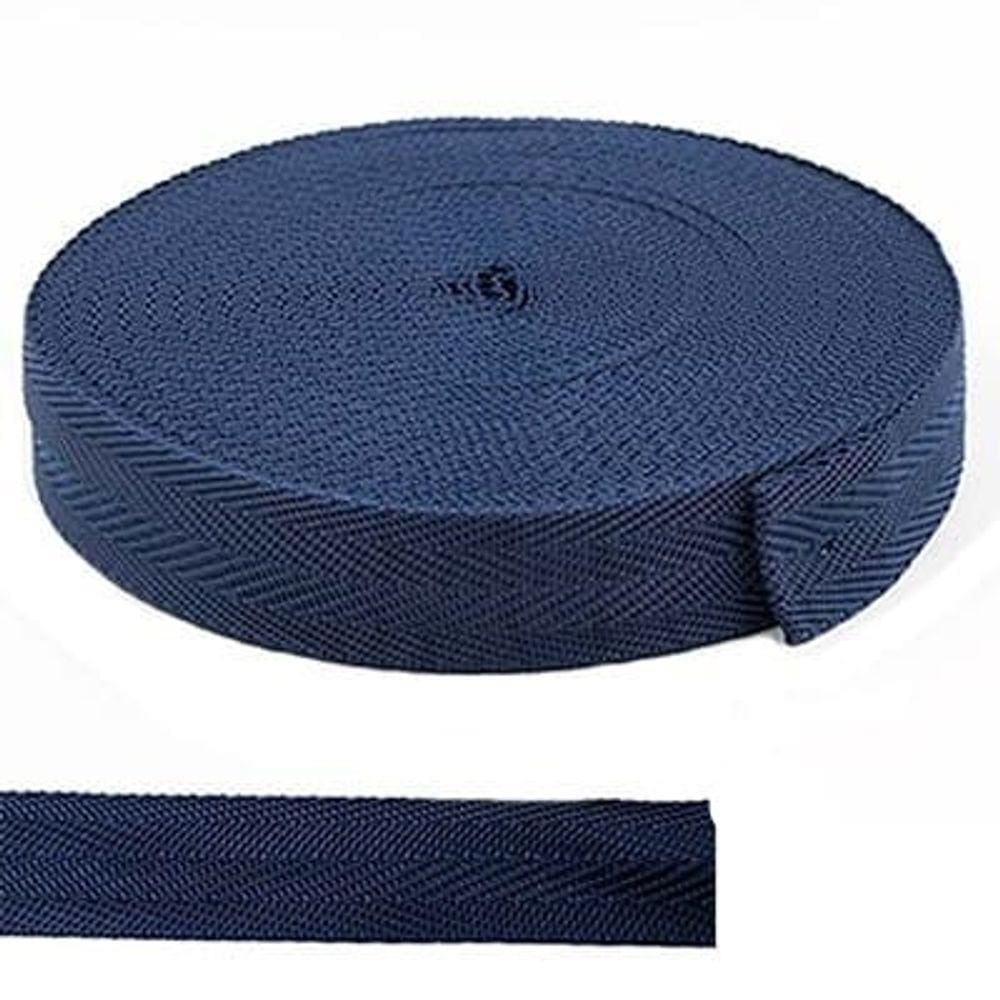 Alça 2,5 cm Polipropileno Marinho (015) - MW A25 - 25 Metros