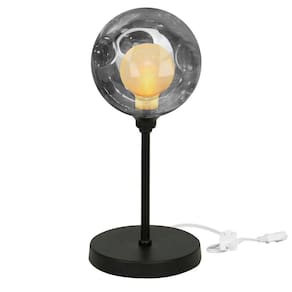 Luminária de mesa abajur Harmony Preto Fumê