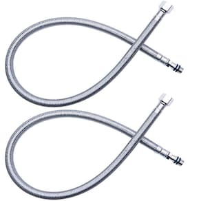 Par de Mangueiras Flexíveis Lorben para Torneira Misturador 80 cm Comprimento GT6183