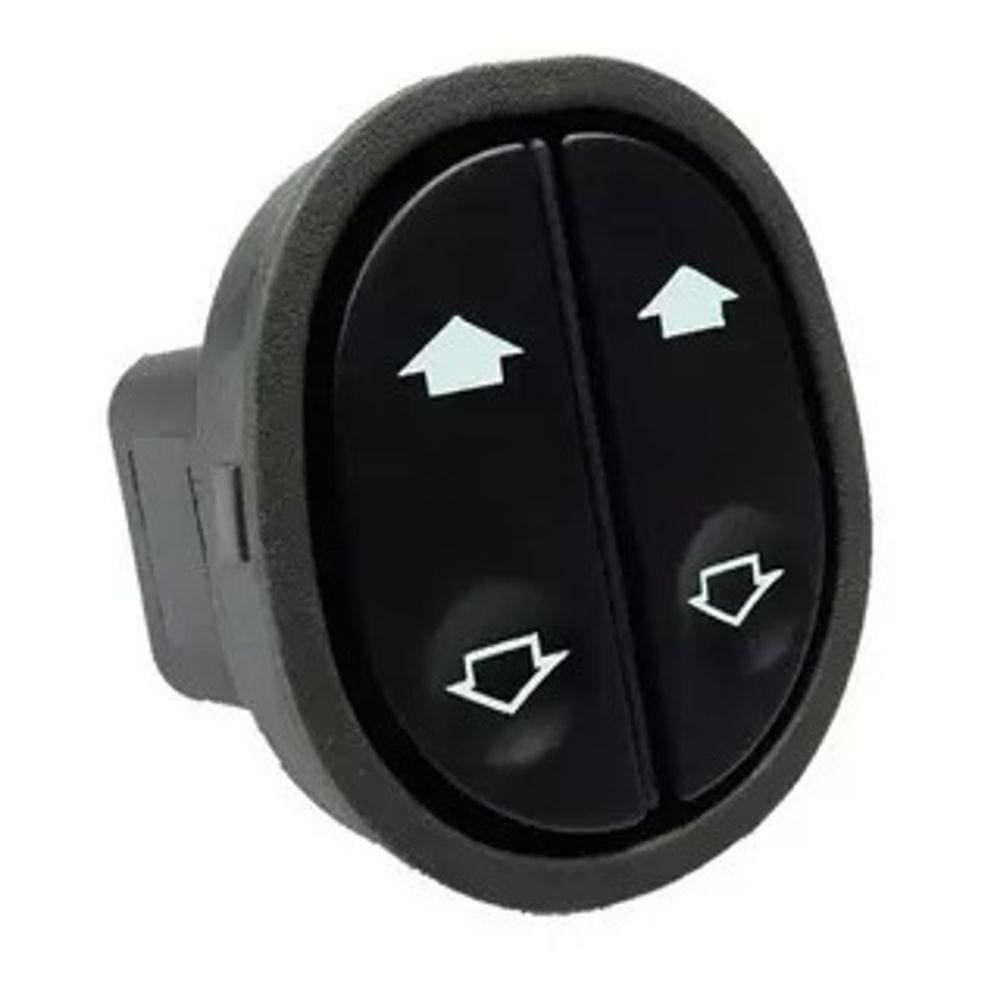 Botão Interruptor De Vidro Elétrico Ford Ka Fiesta Novo Ka Led Verde Orparts Fd1002