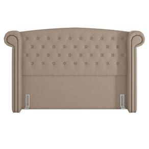 Cabeceira Cama Box Casal Queen 160Cm Provença P02 Linho Bege