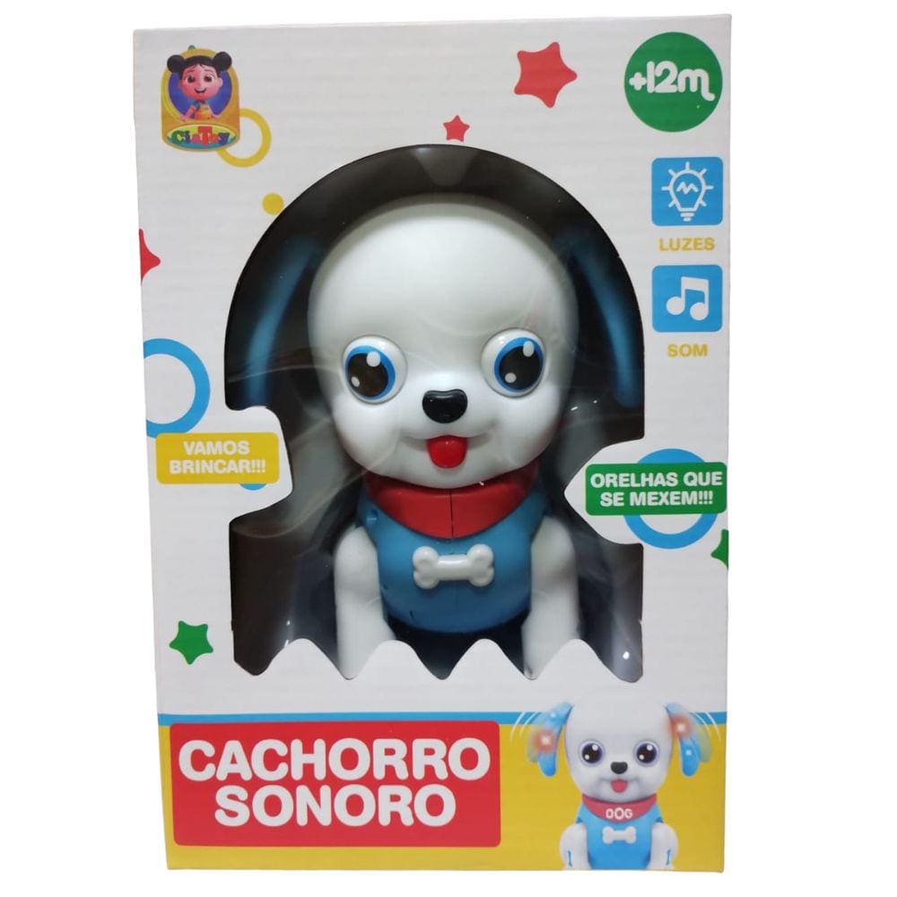 Robo - Cachorro Sonoro Azul TERRACO