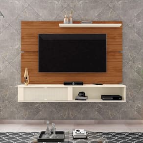 Home Suspenso Decorativo Perugia Para Tv Até 75 Mel/off White G44 - Gran Belo