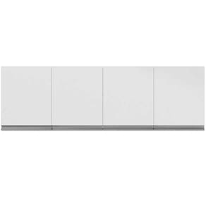 Armário Aéreo Para Cozinha Adriana 4 Portas 160 cm Branco