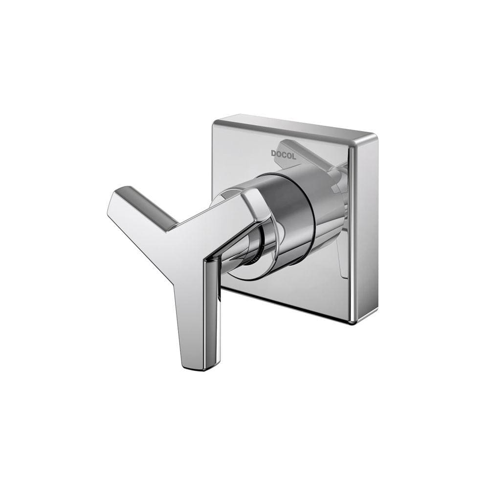 Acabamento Para Registro Docol City 877506 Para Base Deca 1/2”, 3/4” E 1” Cromado