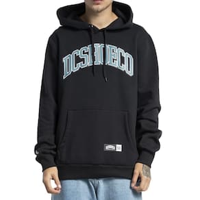 Moletom DC Shoes Canguru Misfit Premium WT23 Masculino Preto
