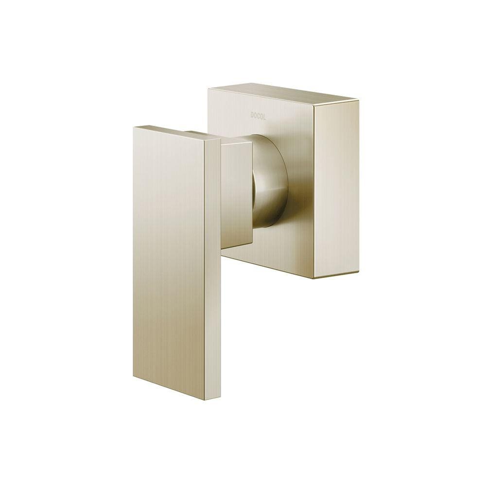 Acabamento Para Registro Docol New Edge 925844 Para Base Deca 1/2”, 3/4” E 1” Níquel Escovado