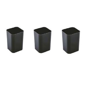 Kit com 3 porta canetas treco Preto