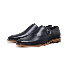 Sapato Social Italiano 100% Couro Hans Preto
