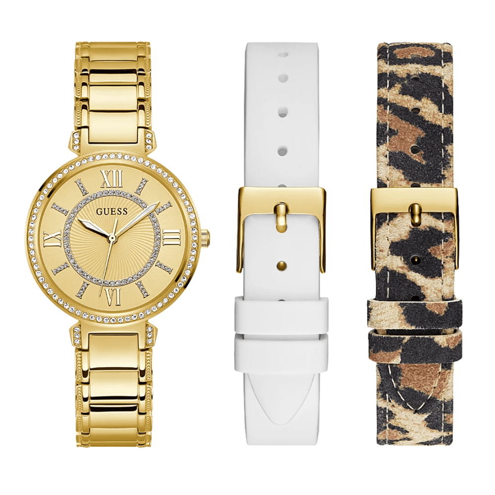 Relógio GUESS feminino dourado analógico GW0588L1