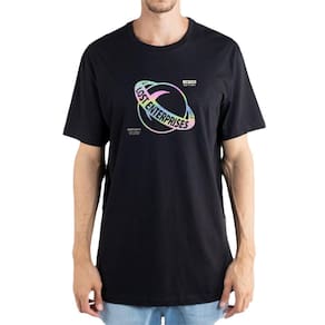 Camiseta Lost Saturn Metaverse WT23 Masculina Preto