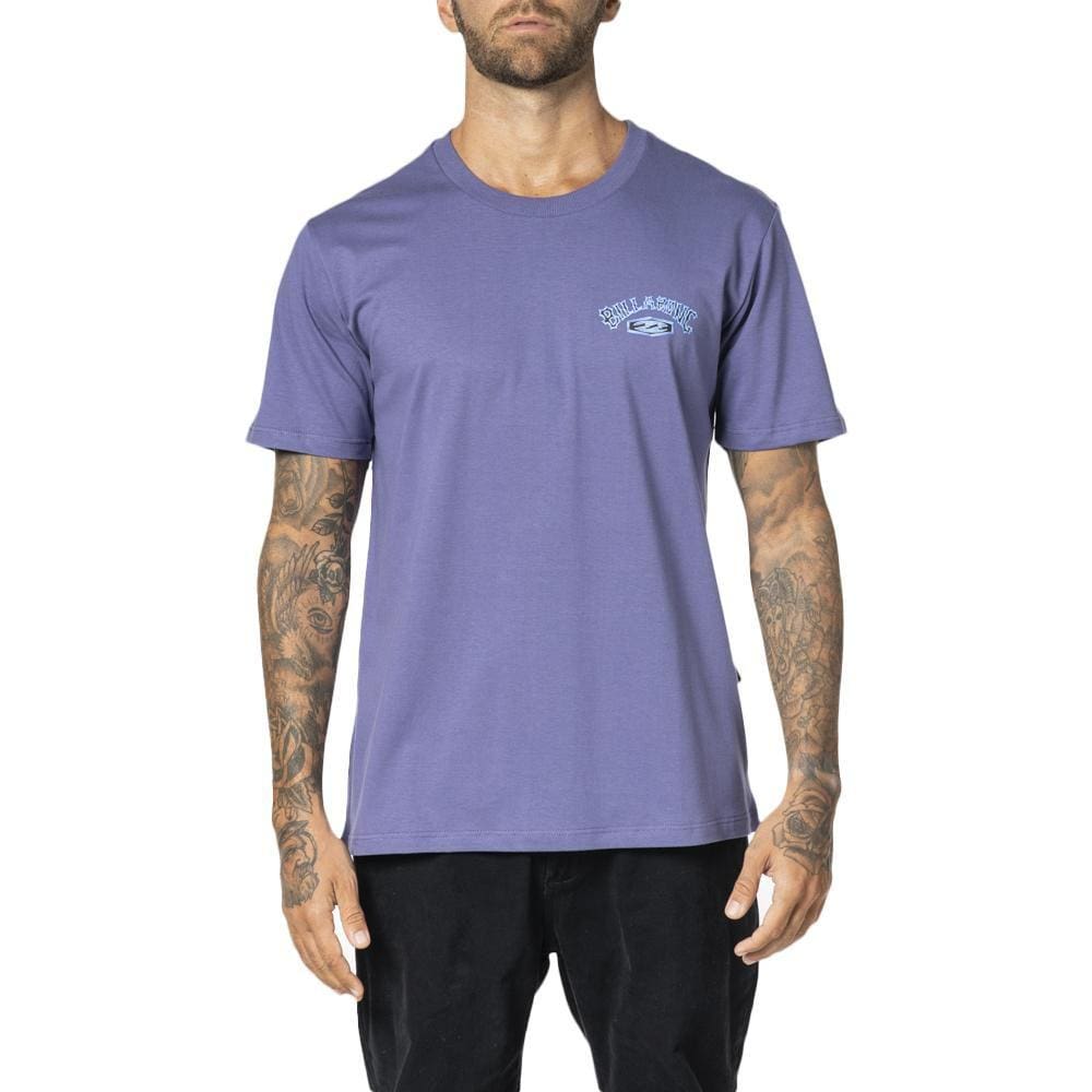 Camiseta Billabong Arch Wave WT23 Masculina Roxo
