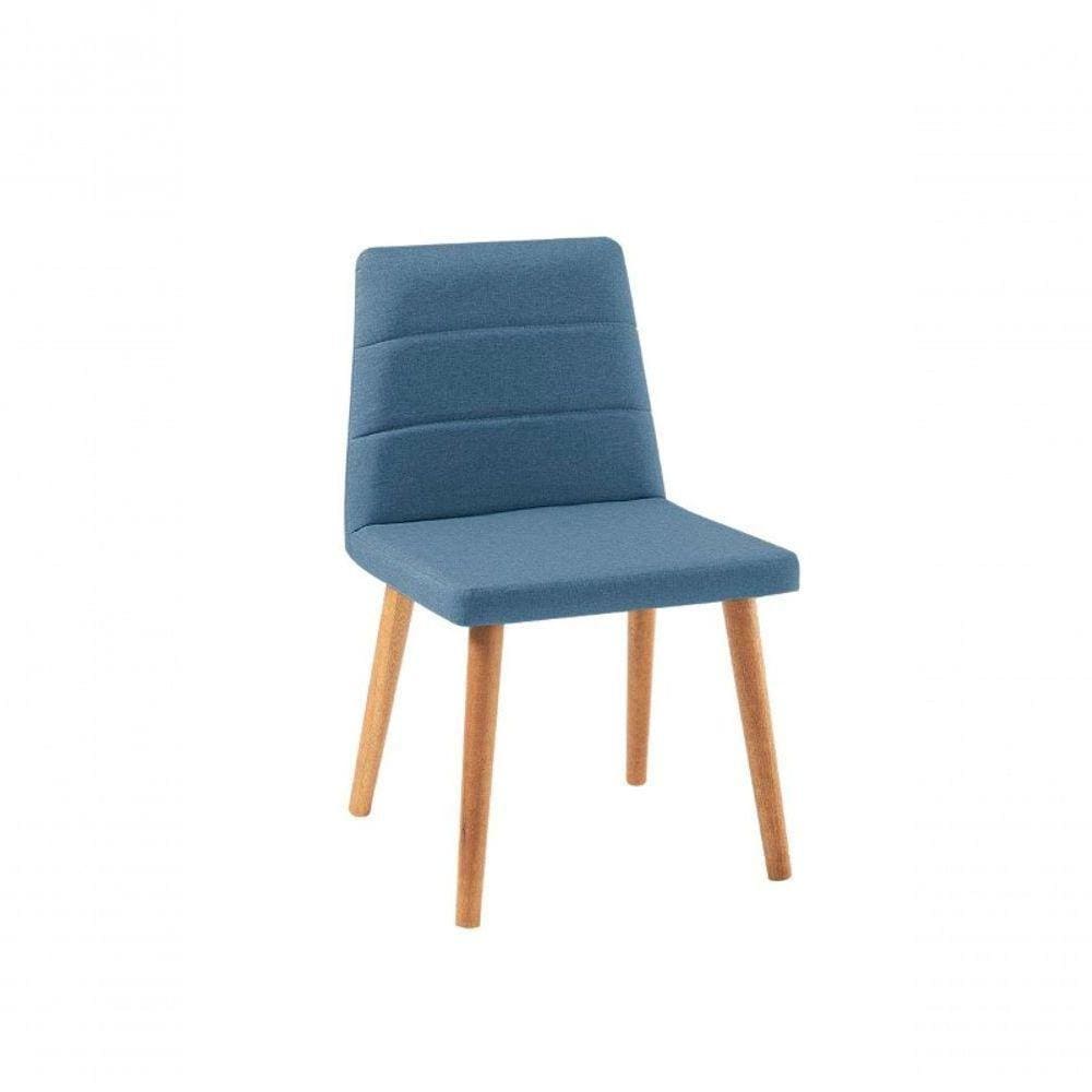 Cadeira Yasmin  - Daf Mobiliário Cor Azul Jeans