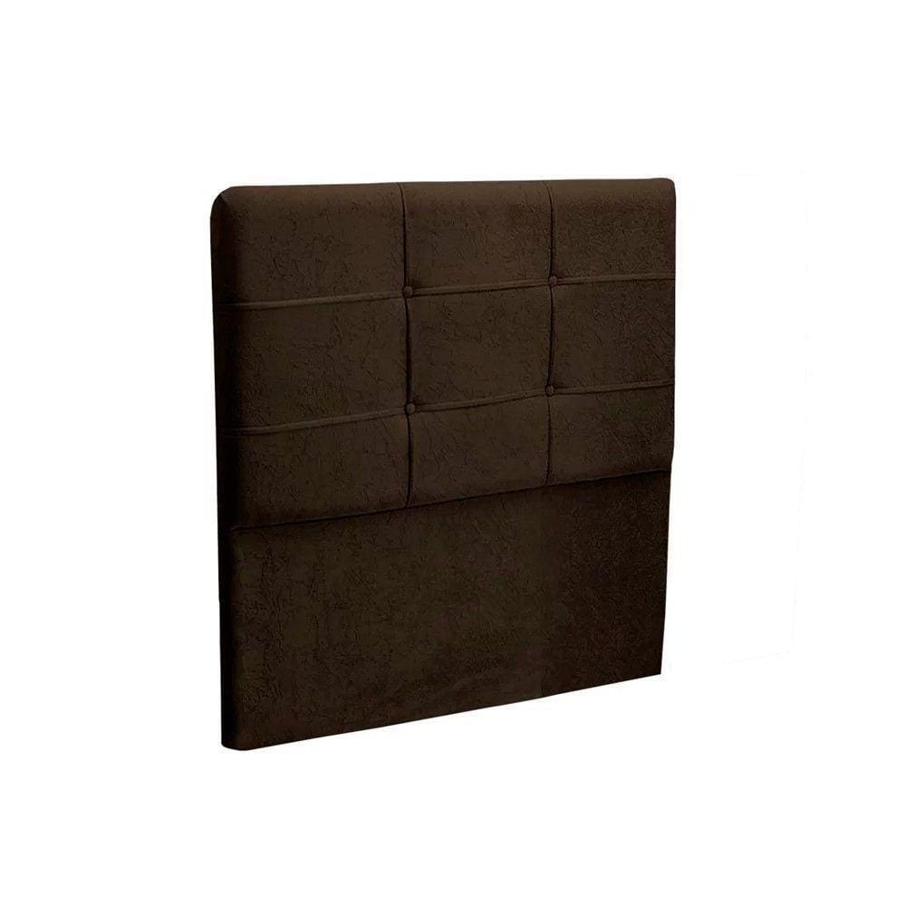 Cabeceira Solteiro Cama Box 90 Cm London Chocolate - Js Móveis
