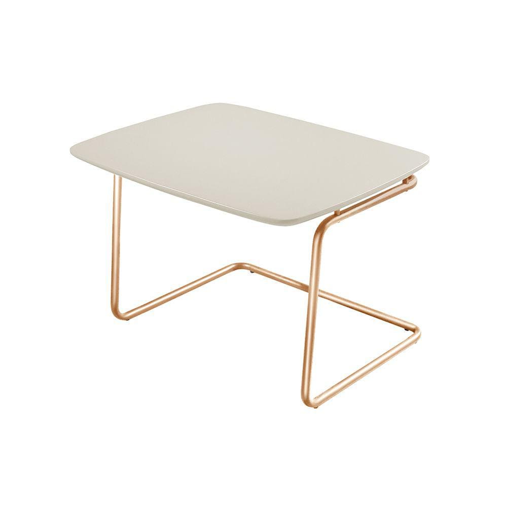 Mesa de Centro Kairos Base Cobre 54x43cm LarFlex