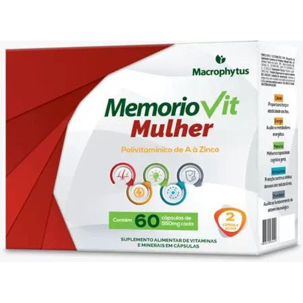 MemorioVit Mulher 60cp - Macrophytus