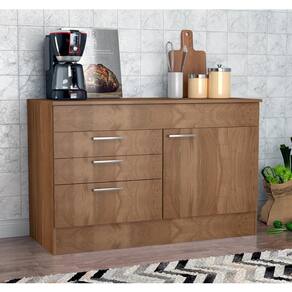 Balcão para Cozinha com 2 Portas e 2 Gavetas - Montana