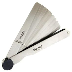 Calibrador De Folga 13 Laminas 77Mm 0,05-1,00Mm Starrett