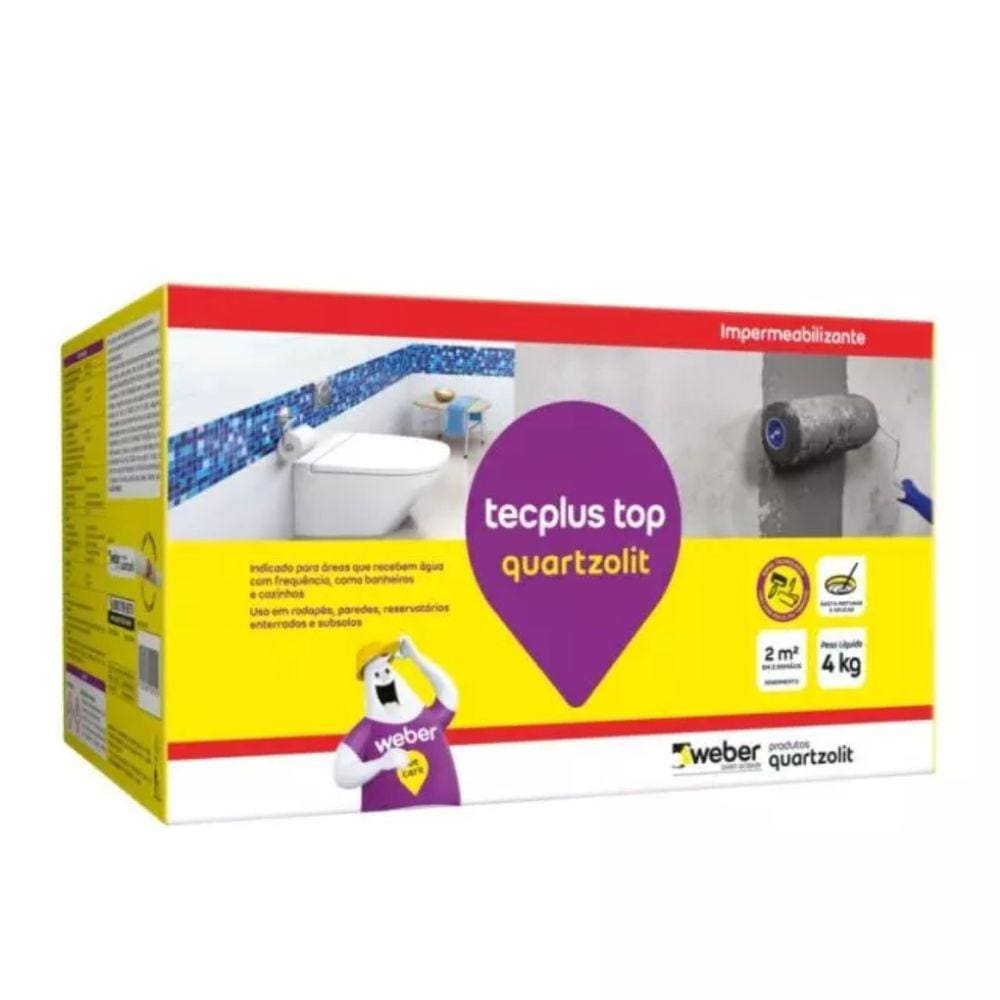 Impermeabilizante Tecplus Top 4Kg Quartzolit