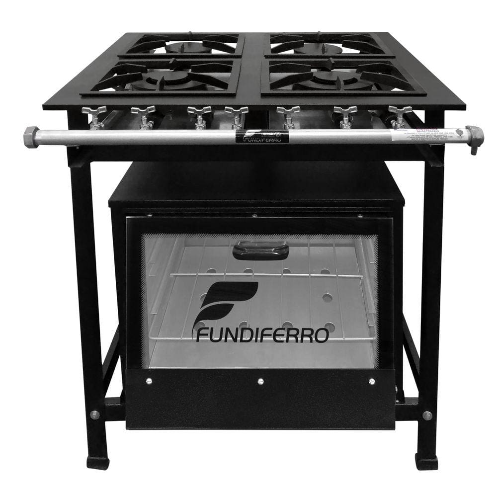 Fogão 4 Bocas Fundiferro Preto – Ff110tv