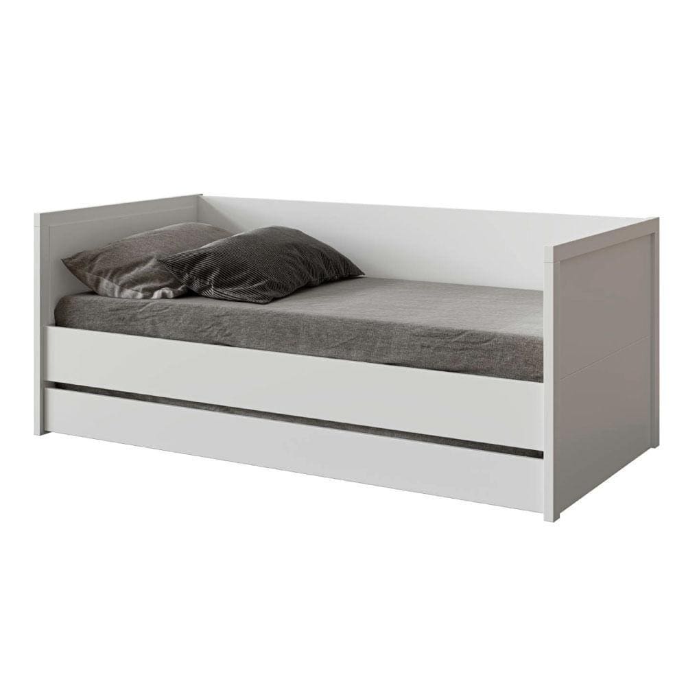 Cama Infantil Estilo Sofá - Branco