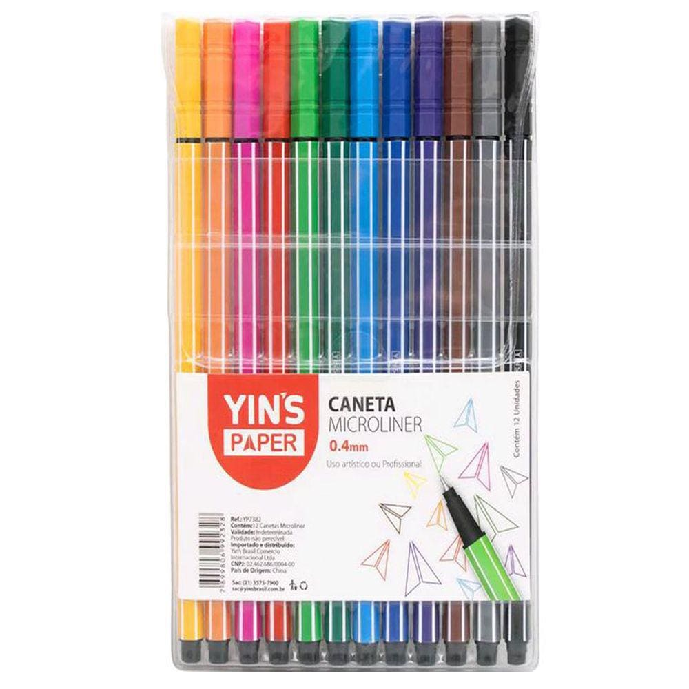 Caneta Fine Line Microliner 0.4mm Yin´s Paper