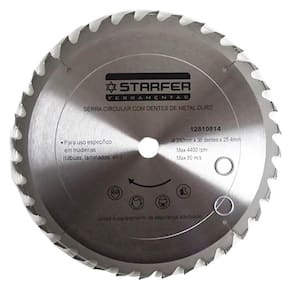 Disco De Serra Circular Widea Para Madeira Starfer 350Mm X 36 Dentes